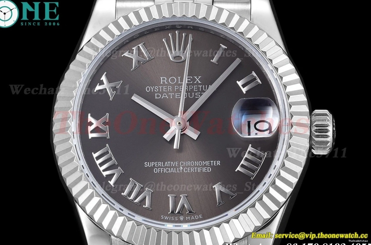 ladies Datejust A2671 SS WF Grey Rmn 31mm SS 0225
